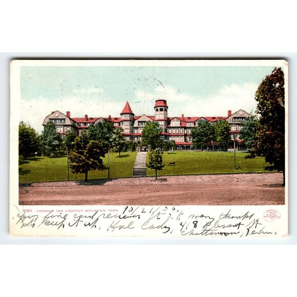 1906 Lookout Inn, Lookout Mountain, Tennessee Vintage Postcard Undivided Back - Picture 1 of 2